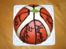 バスケットボールのケーキ