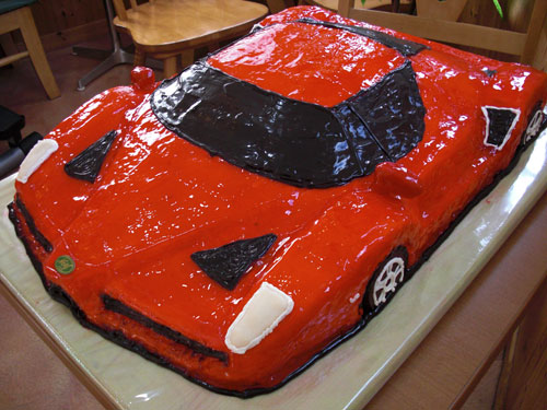 フェラーリのケーキ